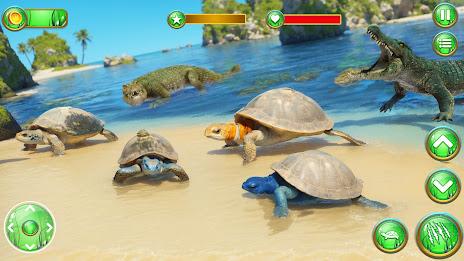 Wild Turtle Family Simulator ảnh chụp màn hình 2