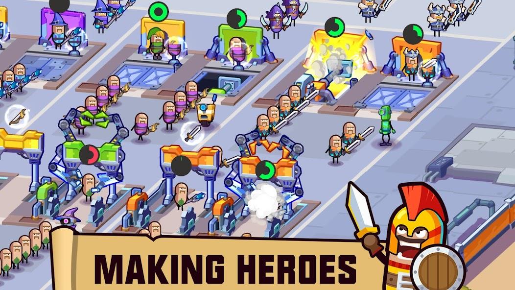 ภาพหน้าจอ Hero Making Tycoon Mod 2