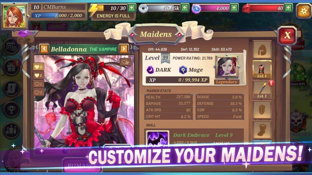 Crystal Maidens screenshot 0