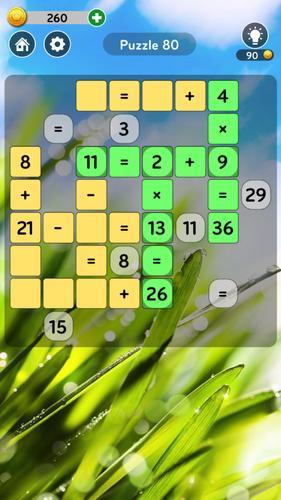 ภาพหน้าจอ Math Cross 2