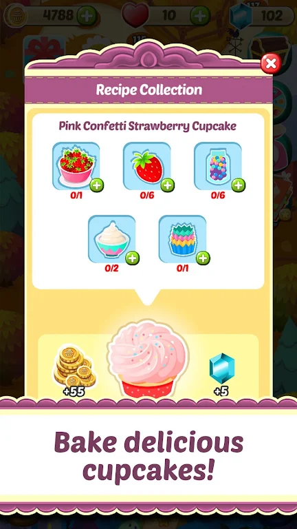 Mahjong Solitaire Cupcake Bake屏幕截圖3