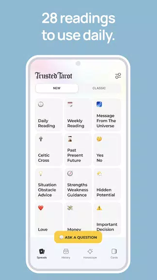 Screenshot Trusted Tarot 1