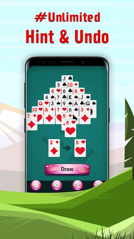 Pyramid - Classic Solitaire Ảnh chụp màn hình 2