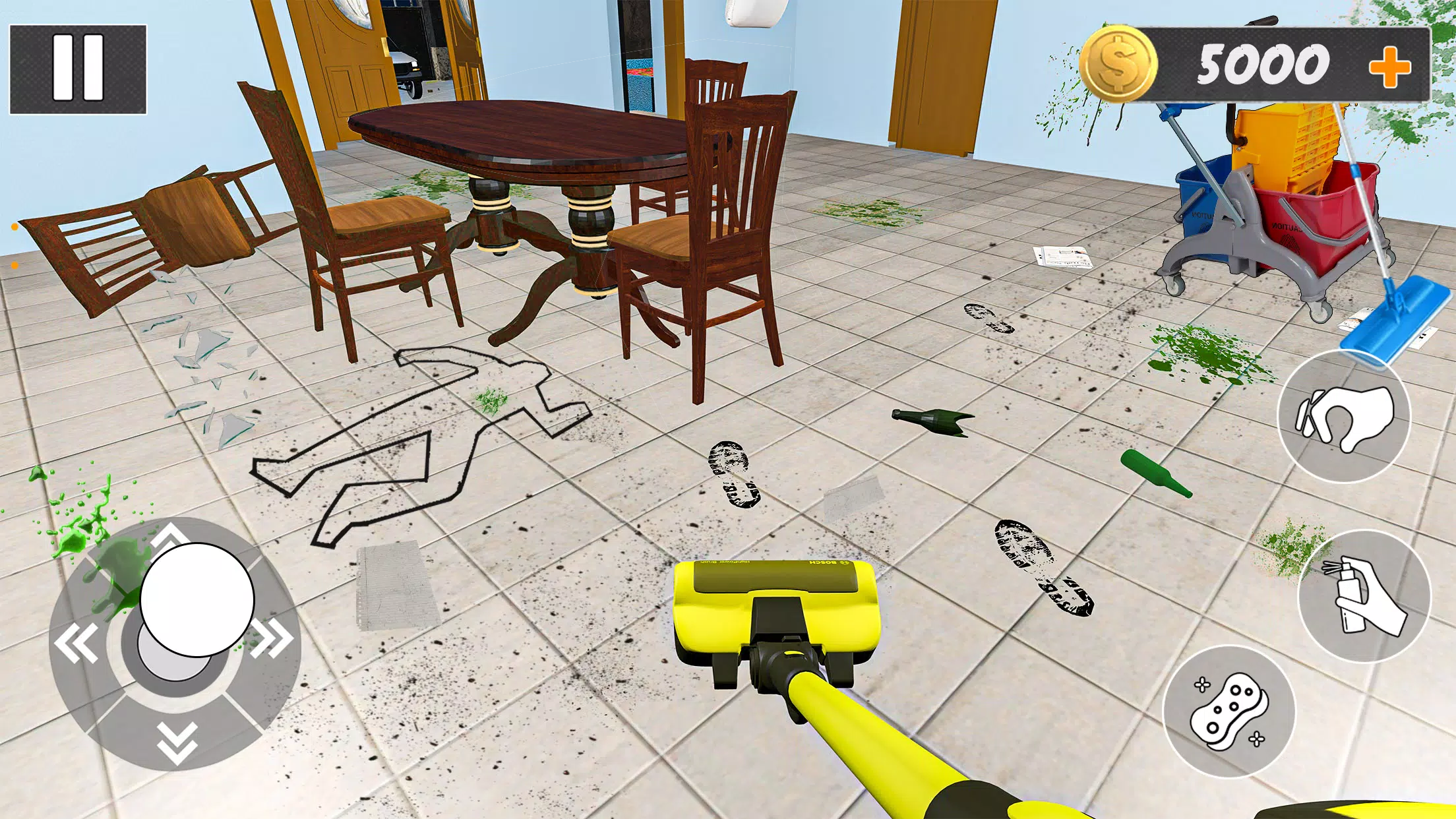 Murder Evidence Cleaner Games屏幕截圖0