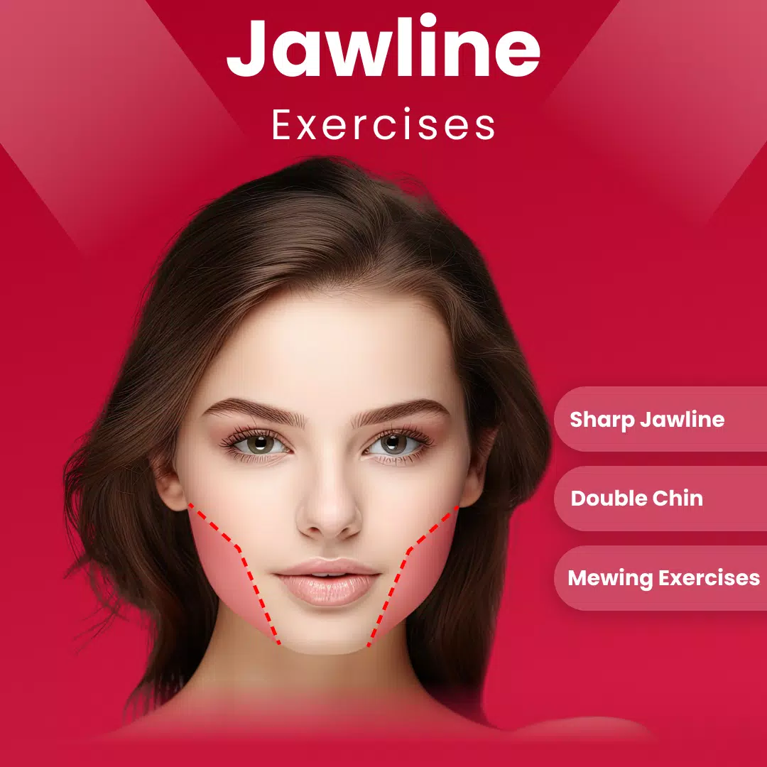 ภาพหน้าจอ Jawline Exercises & Mewing 0