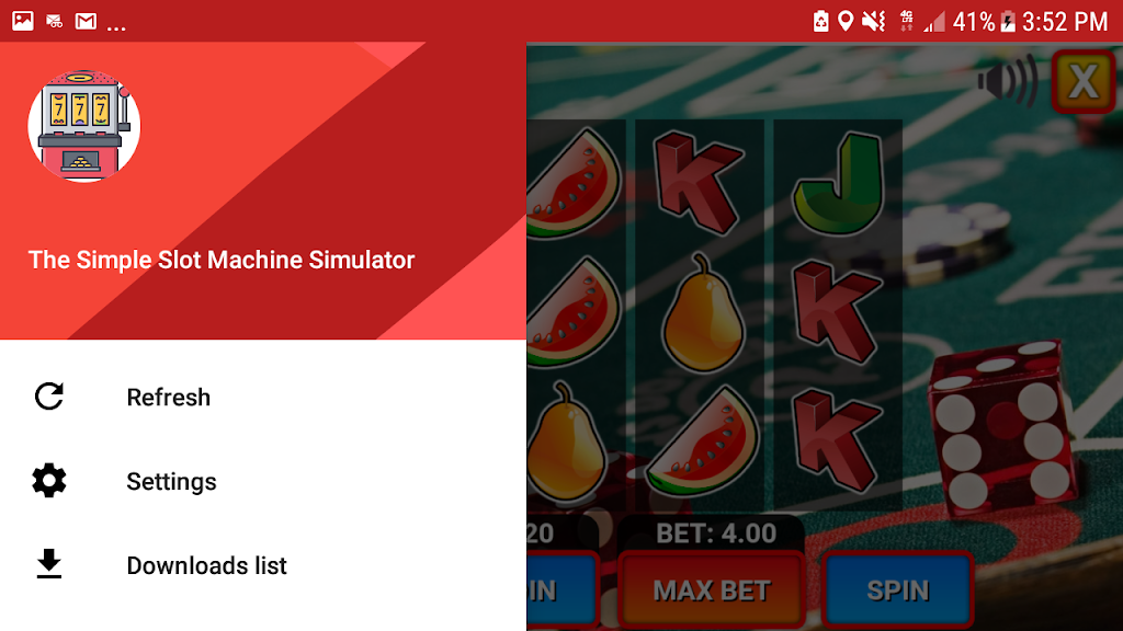 Screenshot The Simple Slot Machine Simulator 2