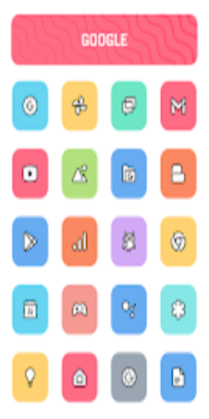 Crayon Adaptive IconPack Captura de tela 1