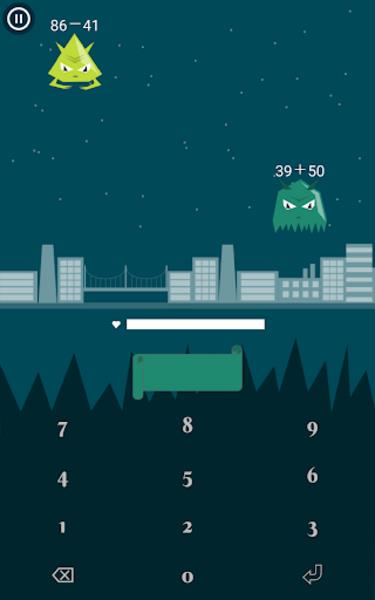 Screenshot Math Creatures From Space! 2