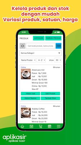 Kasir POS Aplikasir ảnh chụp màn hình 3