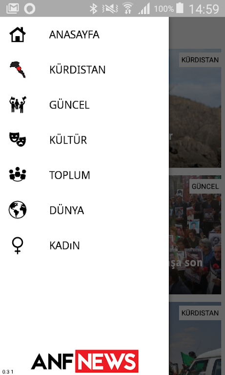 Screenshot ANF Haber Ajansı 2