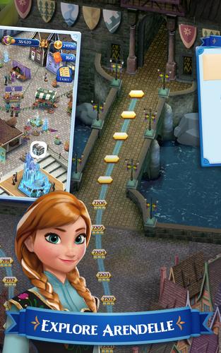 Disney Frozen Free Fall Games ảnh chụp màn hình 3