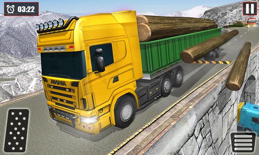 Offroad Snow Trailer Truck Dri 스크린샷 2