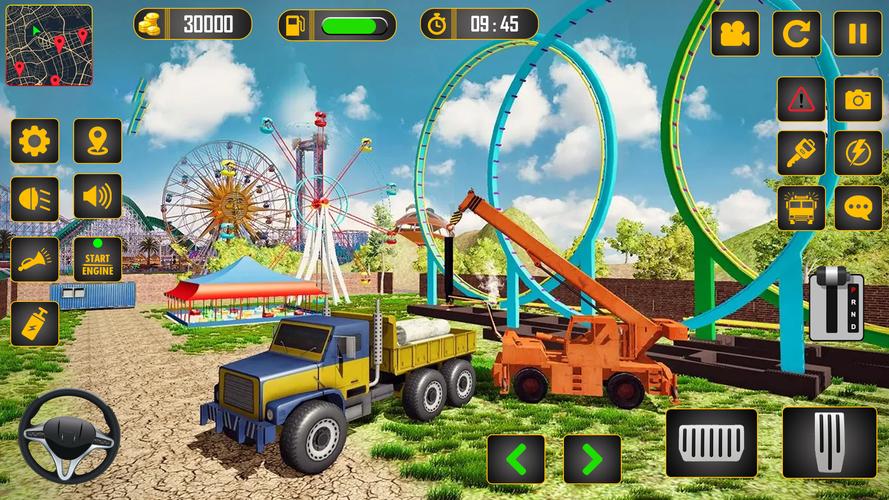 Roller Coaster Builder Game capture d’écran 2