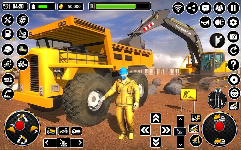 City Heavy Excavator Crane 3D屏幕截圖0