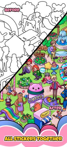 Sticker book & coloring puzzle স্ক্রিনশট 3