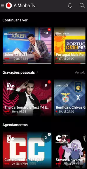 TV Vodafone 스크린샷 1