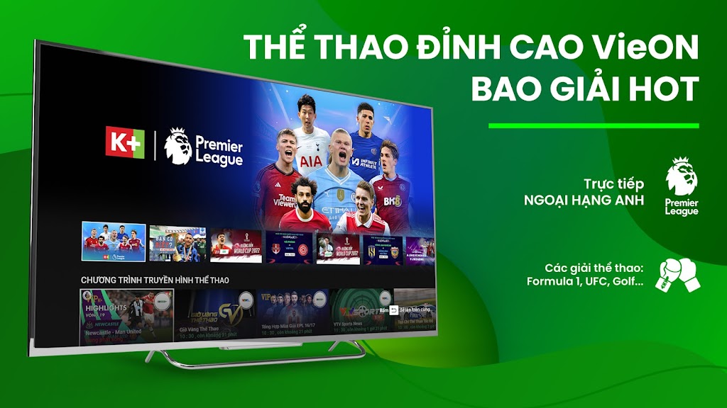 Screenshot VieON for Android TV 2
