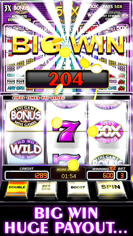 Free Slot Machine 50X Pay屏幕截圖1