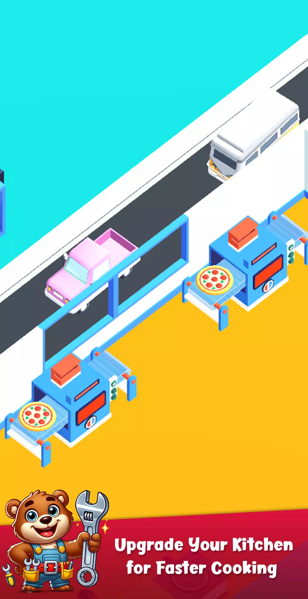 Bear Pizza Maker:Cooking Games screenshot 1