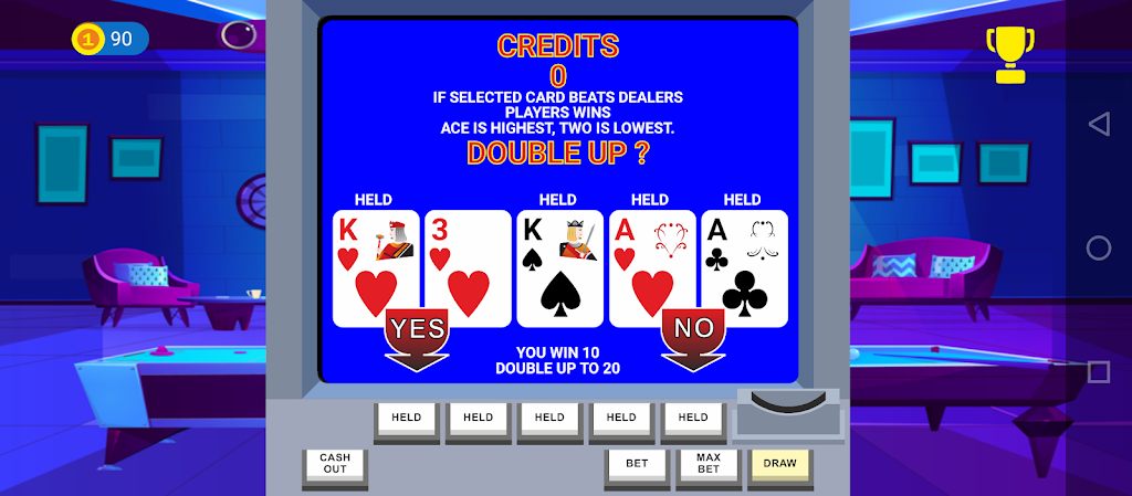 Video Poker Big Bet Screenshot 1