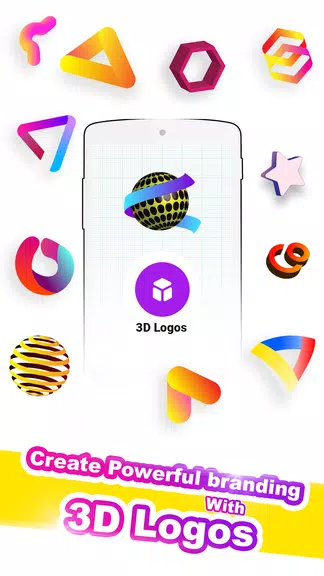 ภาพหน้าจอ Logo Maker - Create 3D Logos 1