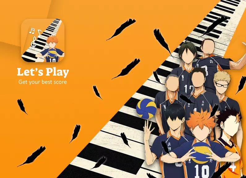 Game Haikyuu Piano Tiles屏幕截圖0