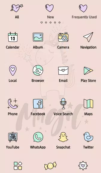 Unicorn Magic Theme screenshot 2