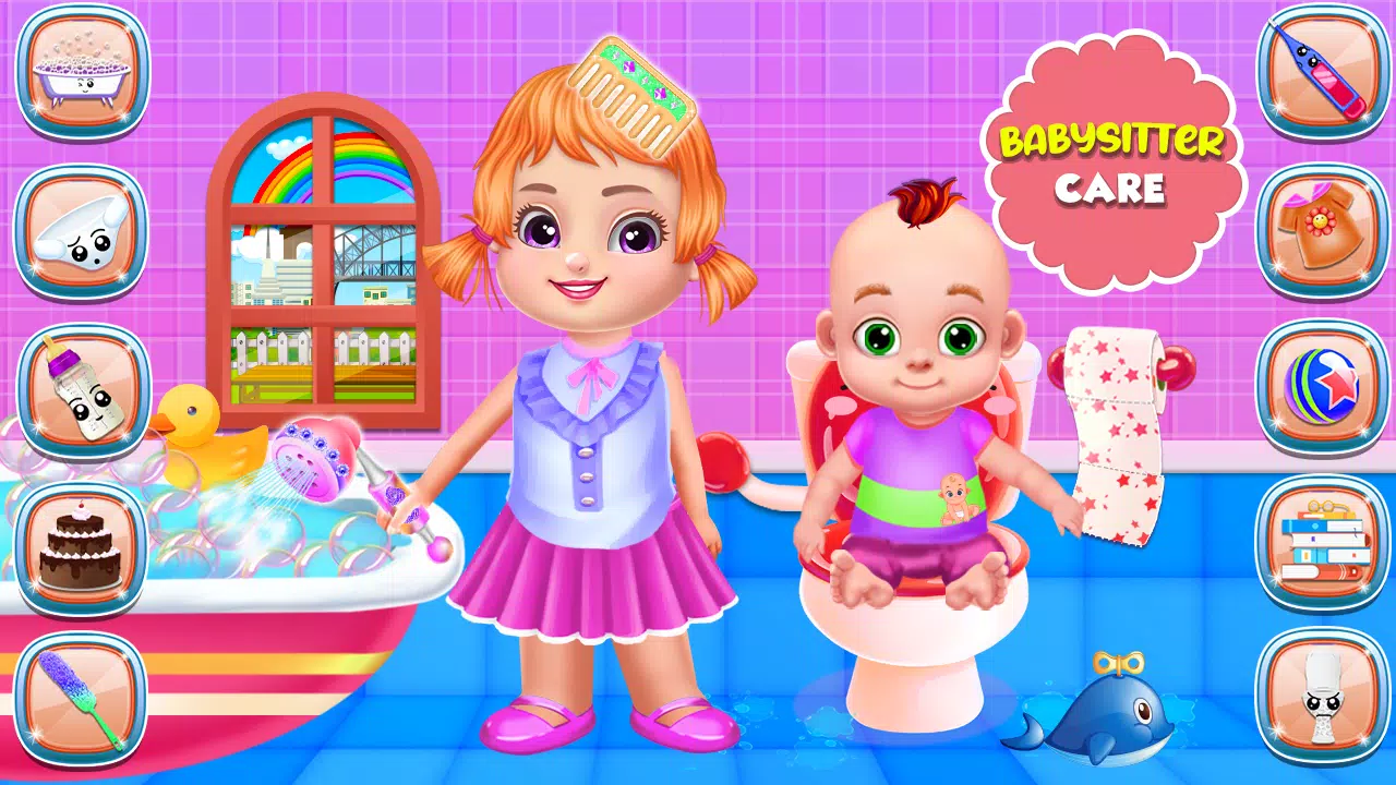 Babysitter Triplets Chic Care ကိုဖန်သားပြင်0