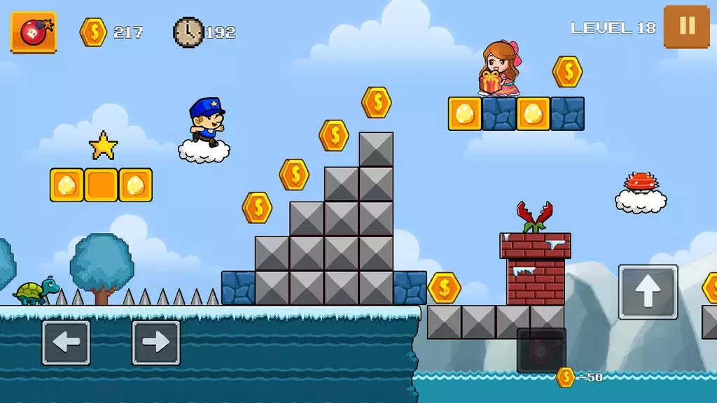 Super Dan's World - Run Game Ekran Görüntüsü 2