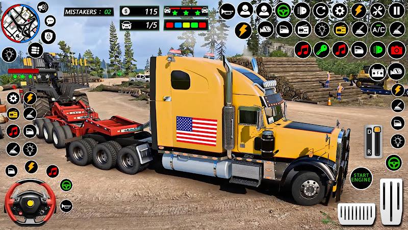 US Cargo Truck Simulator Games स्क्रीनशॉट 2