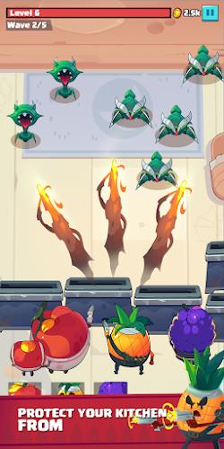 Fruit War: Idle Defense Gameスクリーンショット0