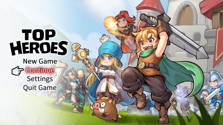 Top Heroes: Kingdom Saga экрана 1