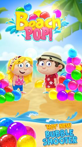 Bubble Shooter: Beach Game Popスクリーンショット0