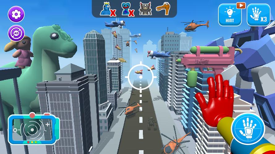 DIY & Catch Rainbow Monster captura de pantalla 1