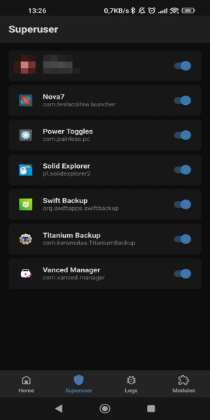 Magisk Manager screenshot 1
