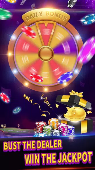 BlackJack 21 lite offline game screenshot 2