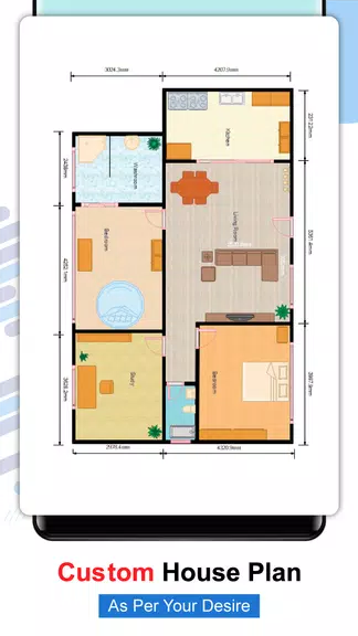 House Design Floor Plan App 3D Captura de tela 3