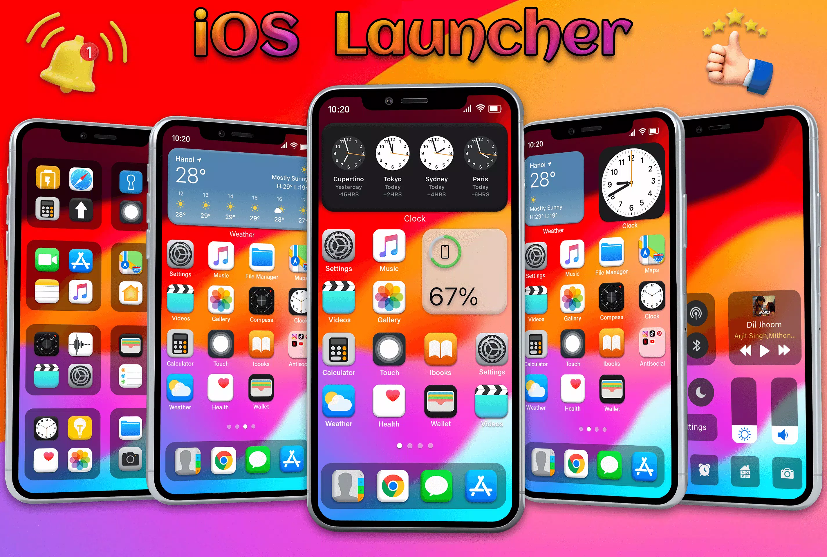IOS Launcher - iOS 17 Pro屏幕截圖0