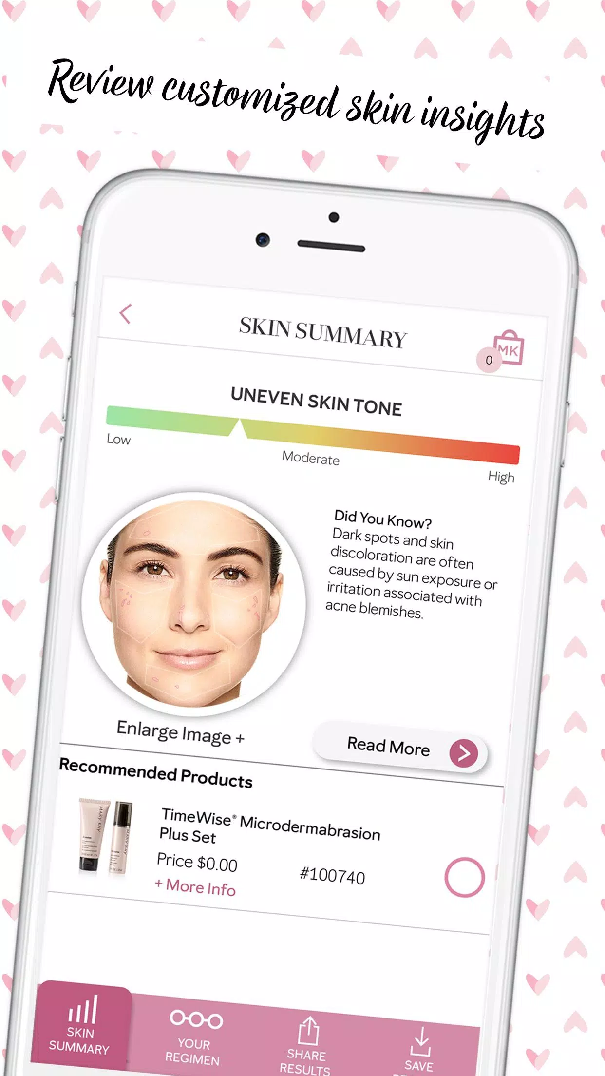 Mary Kay® Skin Analyzer ကိုဖန်သားပြင်1