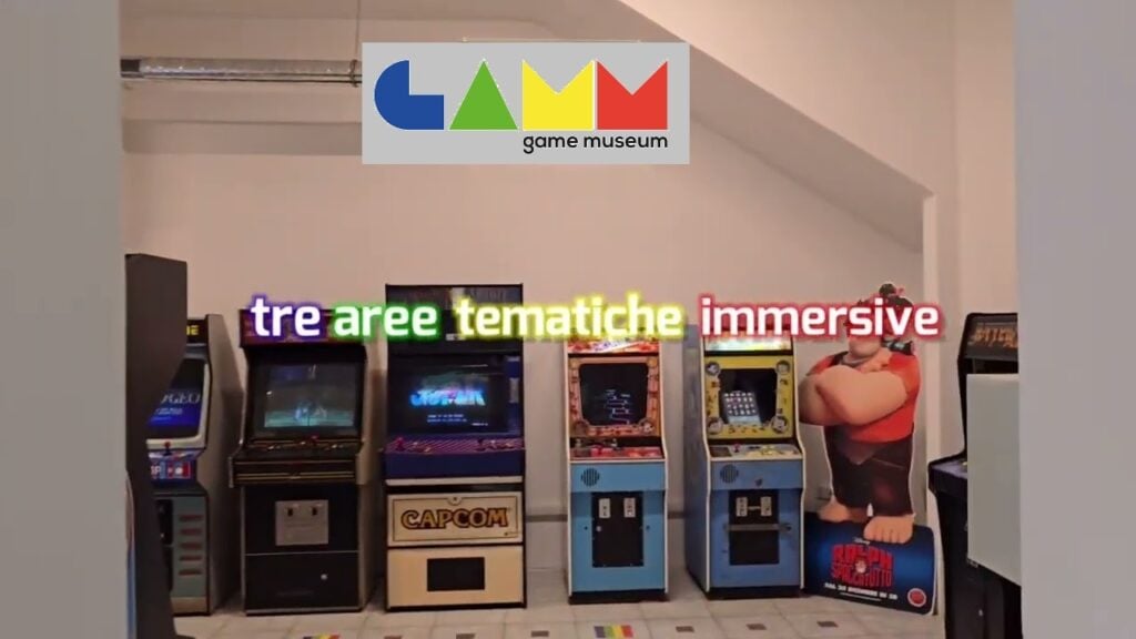 GAMM è il più grande museo del gioco in Italia dove puoi condividere pezzi di storia del gioco