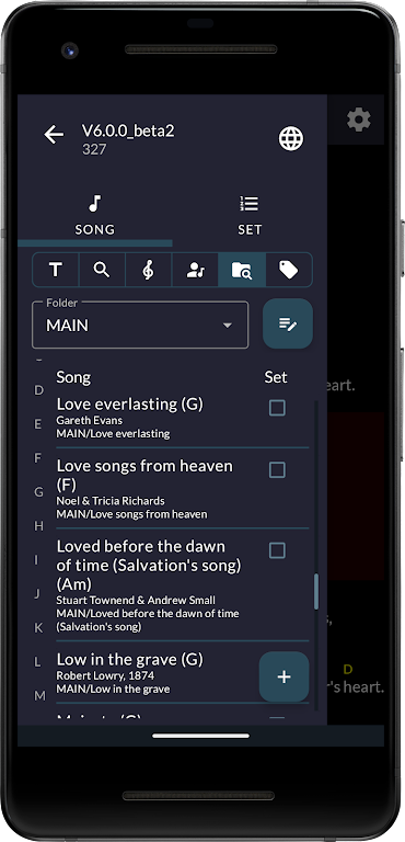 OpenSongApp - Songbook ဖန်သားပြင်ဓာတ်ပုံ 0