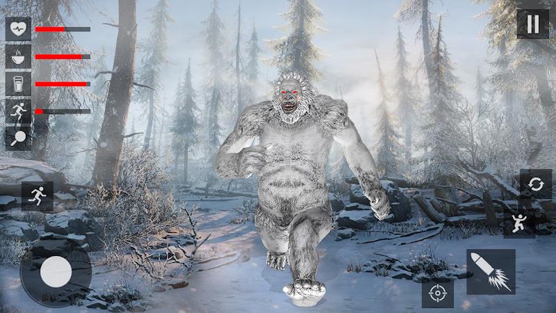 Bigfoot Yeti Hunt & Survival Captura de pantalla 1