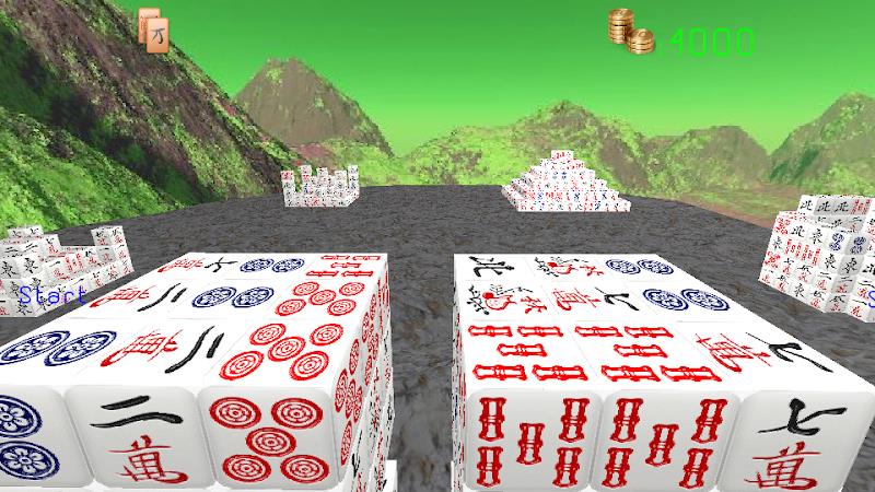 Mahjong Cubic 3D экрана 2