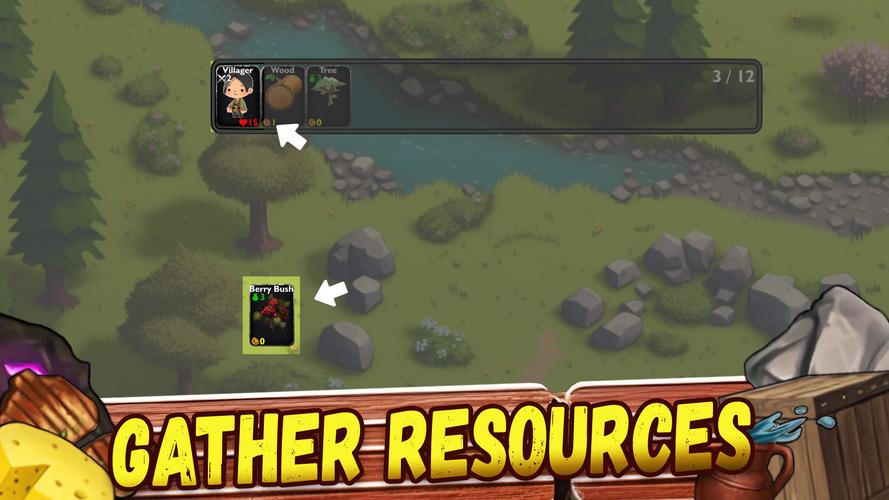 Landstack: card village game экрана 0