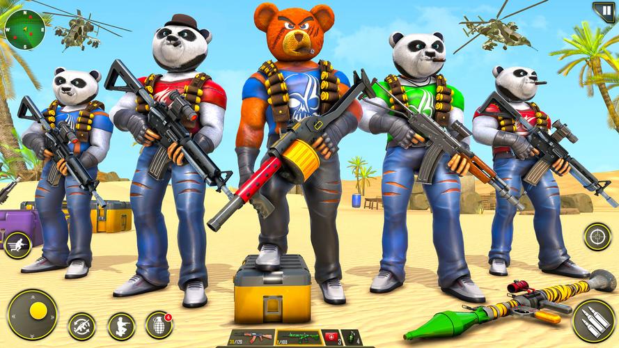 Teddy Bear Gun Shooting Game屏幕截圖0