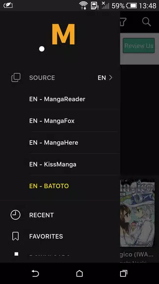 Manga K captura de pantalla 1