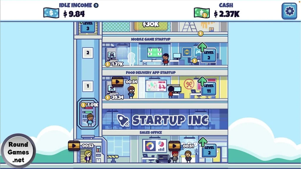 Idle Startup Tycoon স্ক্রিনশট 0