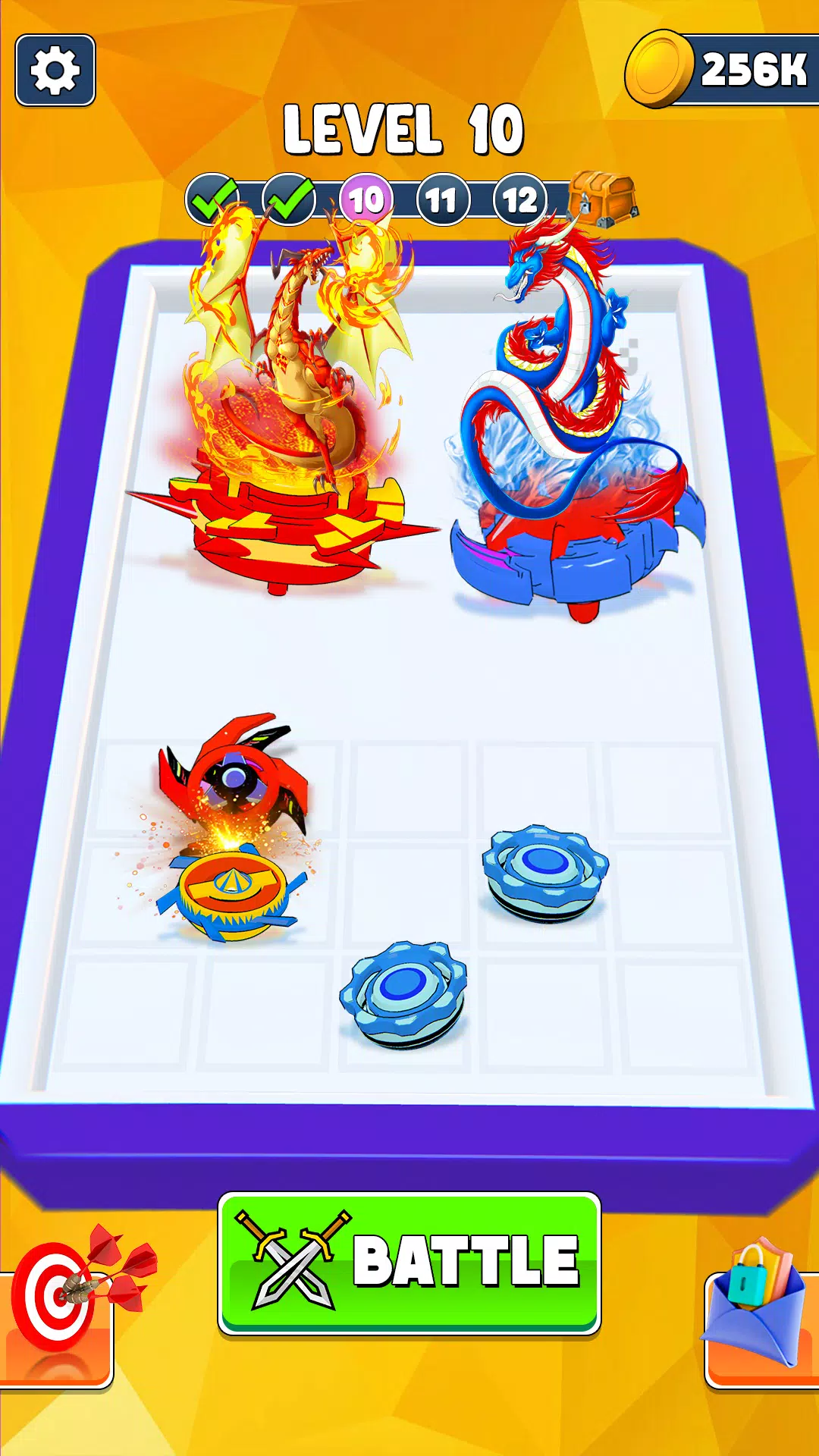 Merge & Battle Spinner Game屏幕截圖1