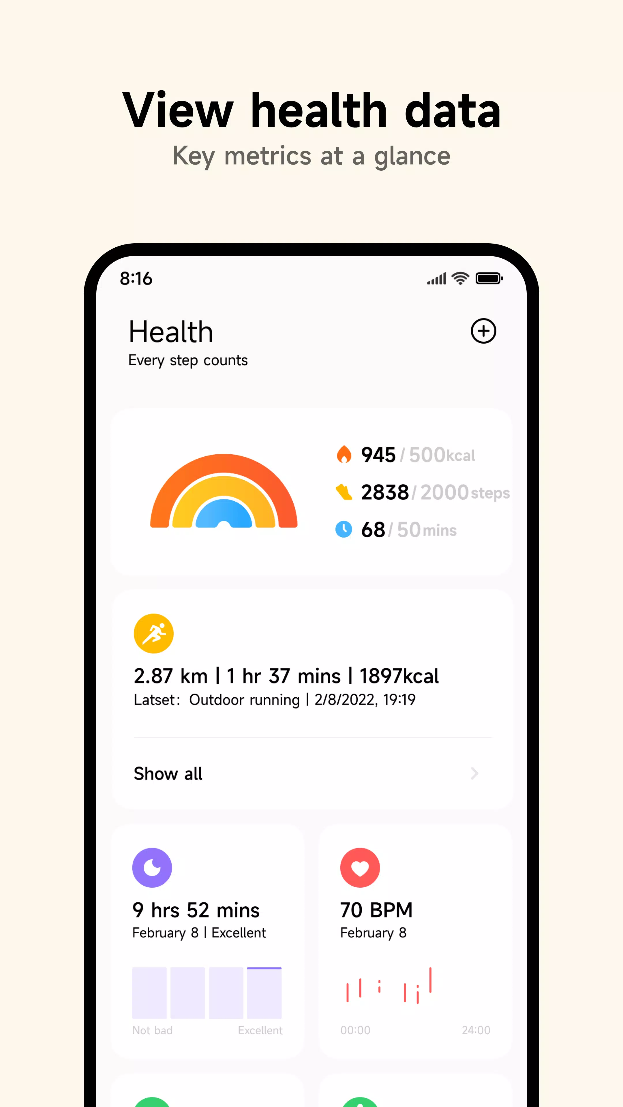 Mi Fitness (Xiaomi Wear) captura de pantalla 0
