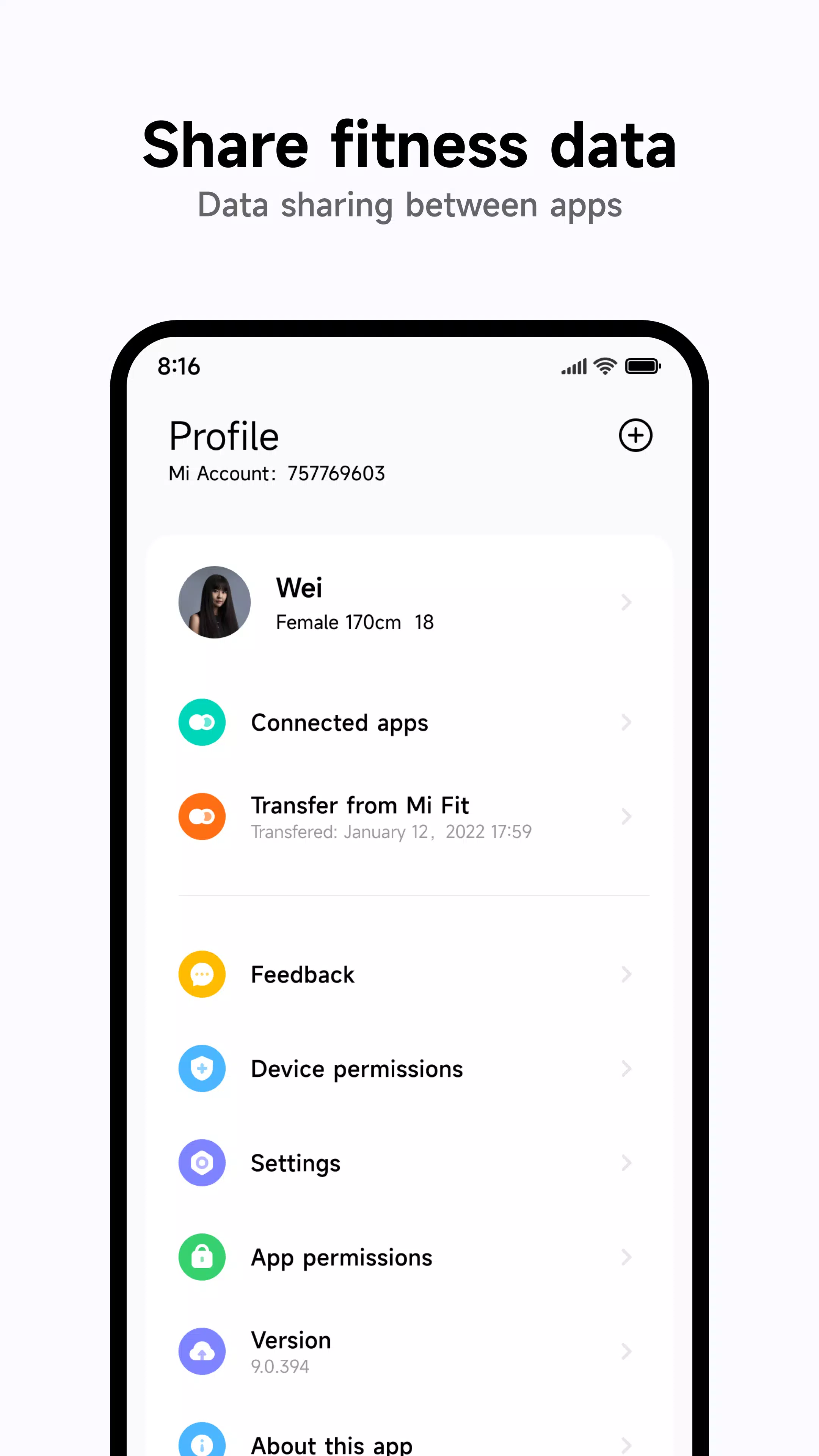 Mi Fitness (Xiaomi Wear) captura de pantalla 3